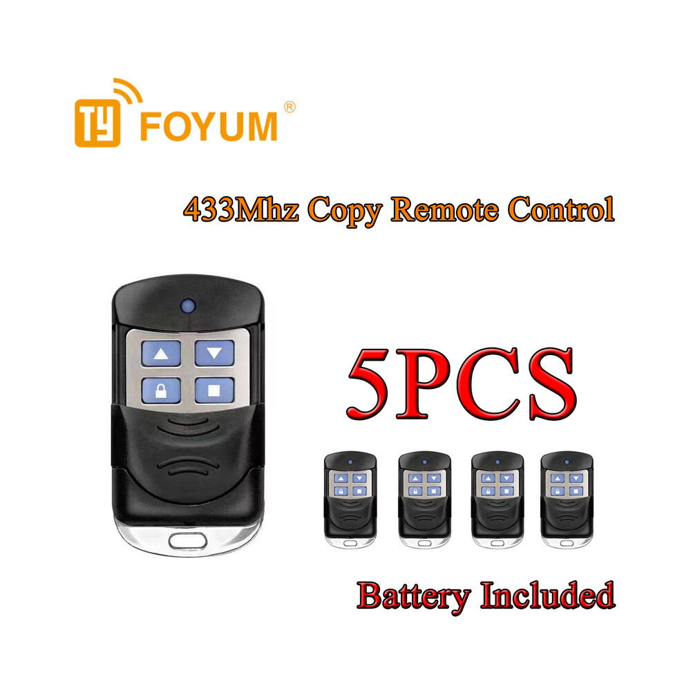(Lk 433M) Cloning Duplicator 5Psc Warehouse Key Garage Gate Door Opener Remote Control Clone Learning Code Cloning 9180193692259
