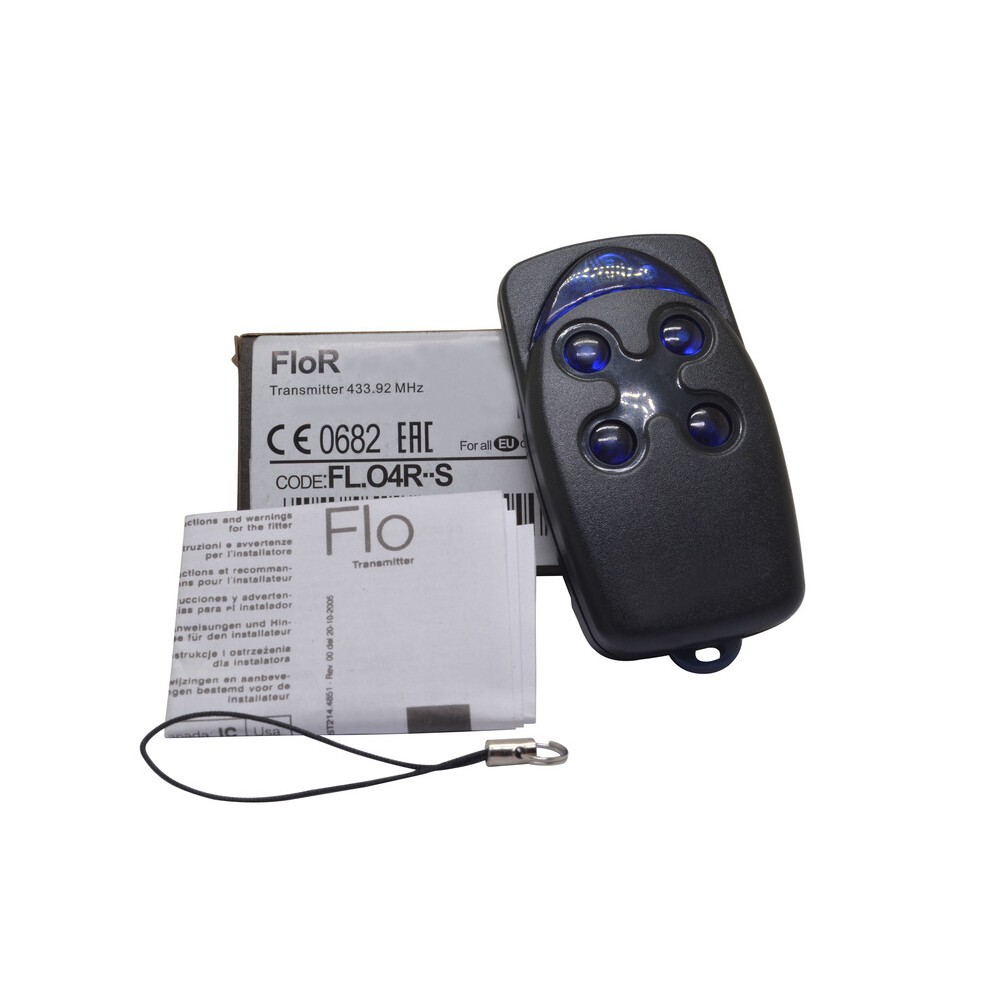 (Fo4) Flors Flo2rs Flo4rs Flo2re Flo4re Era One Inti O4 On2 On4 On2e On4e Garage Door Remote Control 433.92Mhz 9180193695557