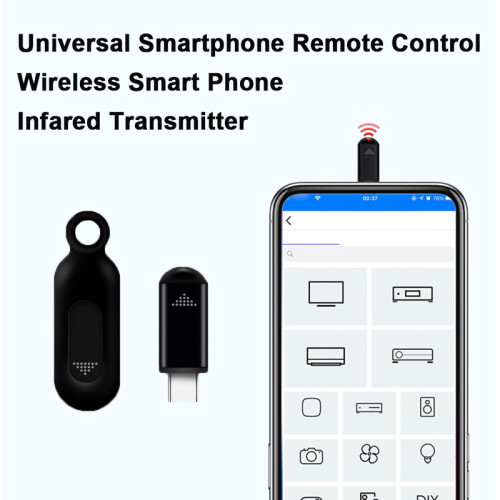(Type C For Ios) Mobile phone Remote Control TypeC for iPhone IR Blasters Adapter Universal IR Infrared Smart Remote 2
