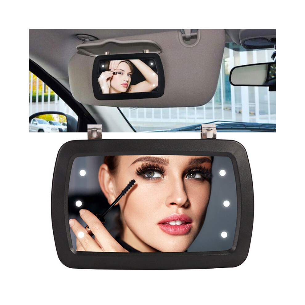 (1 Pcs) Car Sun Visor Mirror Makeup Sun-Shading Cosmetic Mirror Vanity Mirror Automobile Make Up Mirror Universal 9180193705041