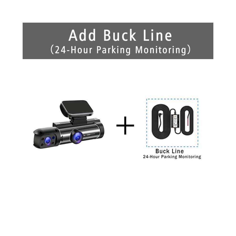 (Front-Cabin-Dvr - Bl) Dual Lens Car Dvr Fhd 1920*1080P Dash Camera Cabin Dashcam Vehicle Video Dash Cam Drive Recorder Interior 9180193703429