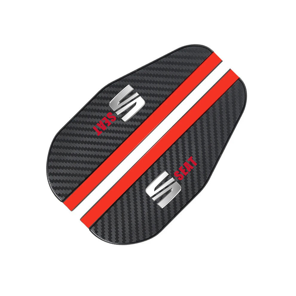 (2Pcs) Carbon Fiber Car Rearview Mirror Eyebrow Rain Cover For Seat Leon Fr Altea Ibiza Toledo Cordoba Alhambra 9180193705539