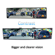 (Normal White) Car Interior Accessories Large Vision Baby Rearview Mirror 300mm Angle Panoramic Auto Assisting Mirror