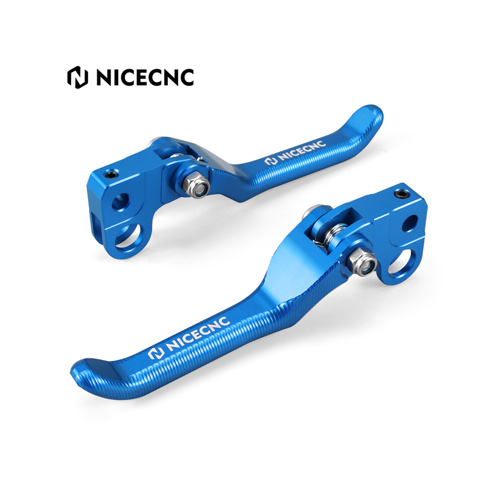 () For Surron Bee X Aluminum Folding Front Rear Brake Levers For Sur-Ron Bee S Bee L1e Blue/Light 9180193672879