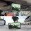 (Clip) Car Interior Rear View Mirror Adjustable Shatterproof Adjustable Car Mirror 360 Degrees Rotatable Child 4