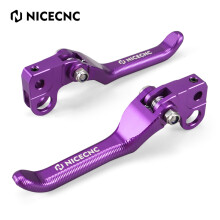 (PURPLE) For Surron light bee X Aluminum Folding Front Rear Brake Levers For SUR-RON light bee S light bee L1E