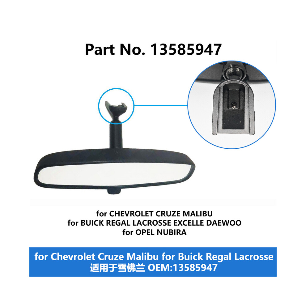 (1 Piece) Ruili527 13503045 For Chevrolet Cruze Malibu Interior Rearview Mirrorfor For Buick Regal Lacrosse Excelle 9180193697735