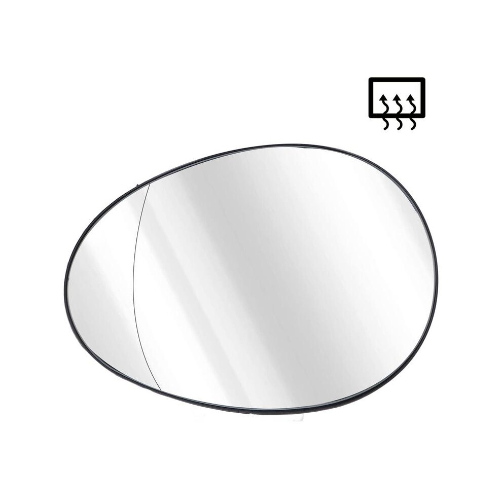 (Left) Side Wing Mirror Glass Heated Rearview Mirror Glass For Cooper R55 R56 R57 R58 R59 2007-2015 9180193700879