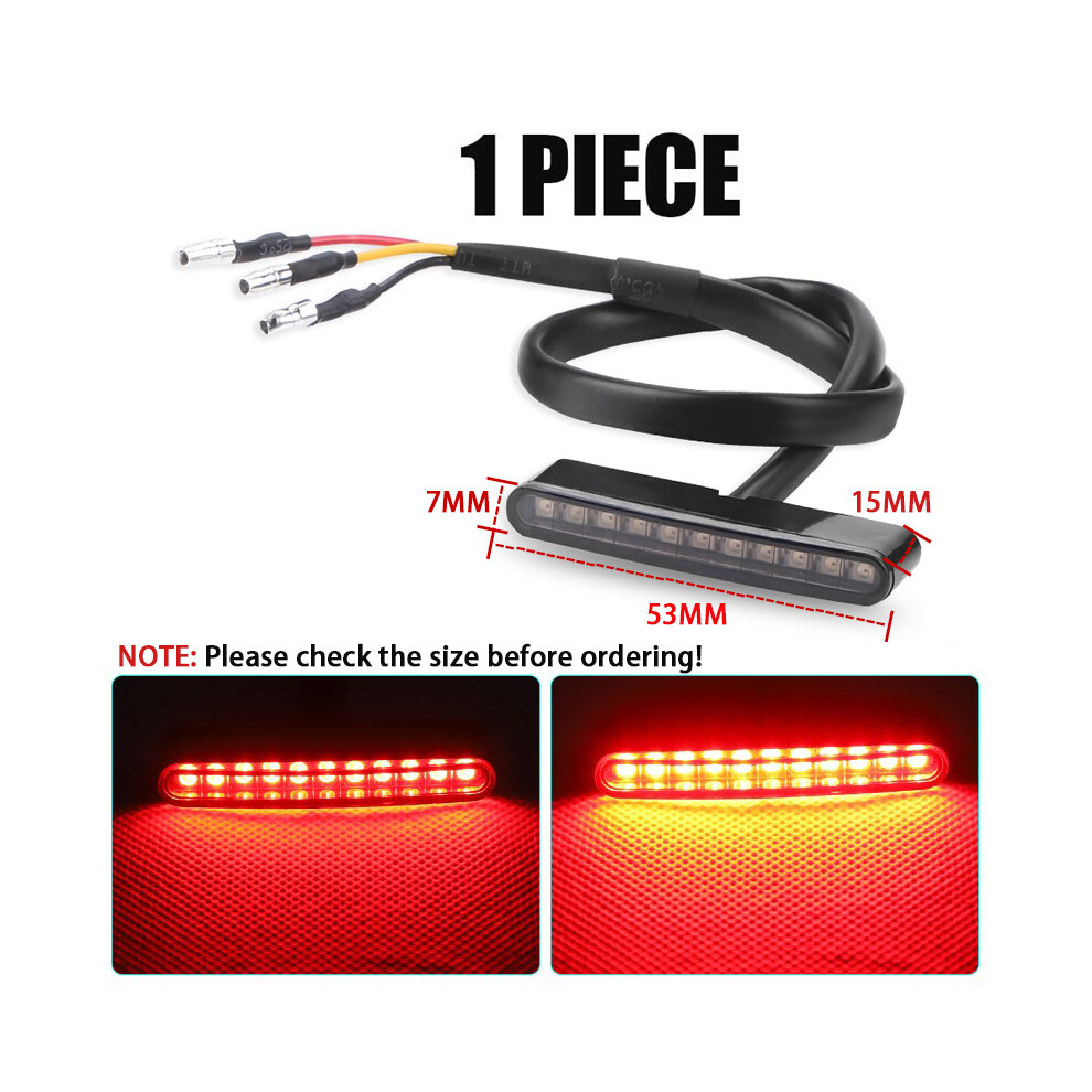 (Mini 11 Led) Mini Motorcycle Led Tail Rear Brake Stop Lamp Warning Lamp For Scooter Atv Cafe Racer Bobber Suzuki Light 9180193671223