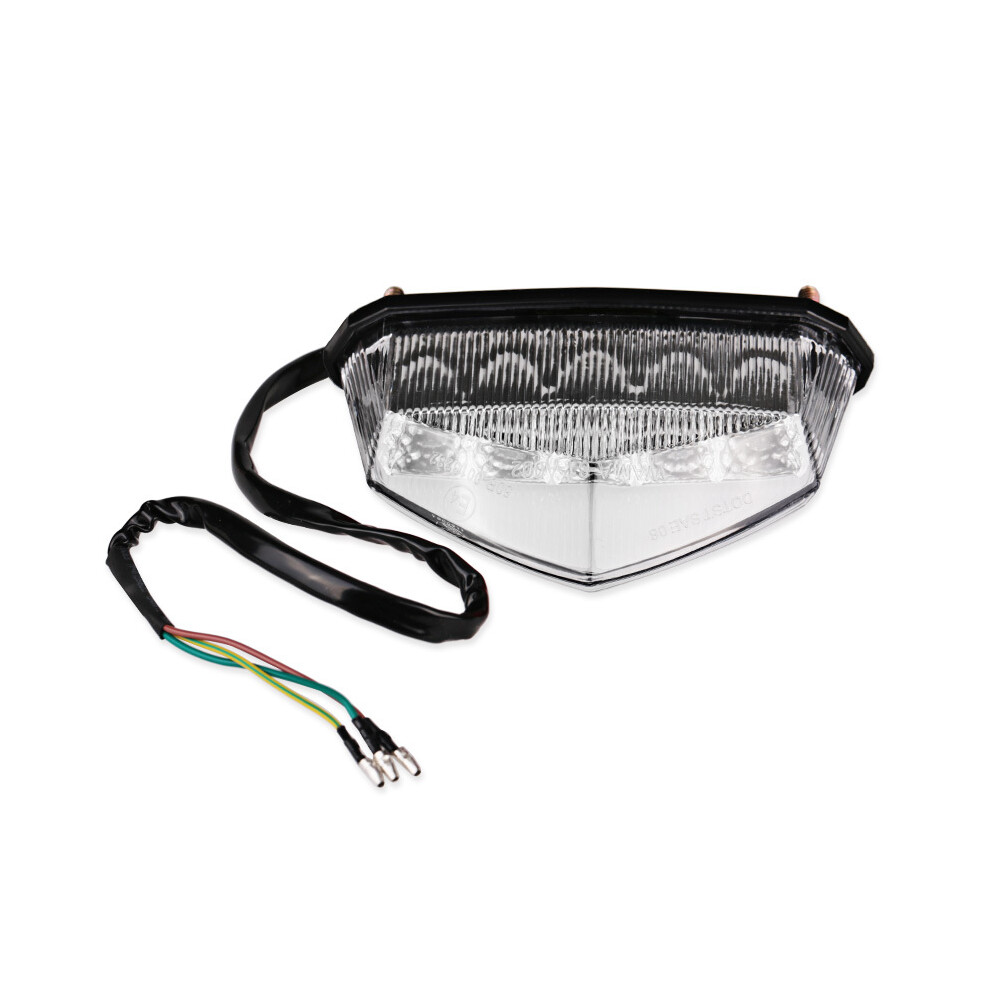 () Motorcycle Tail Led Brake Warning Rear Tail Universal 12V Motorcycle Fender Small White/Light 9180193667486