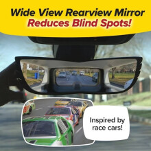 (panoramic mirror) Car Wide-Angle Rearview Mirror Baby Mirror 160 12-inch Curved Glass Blind Spot Monitor 12-inch Curved