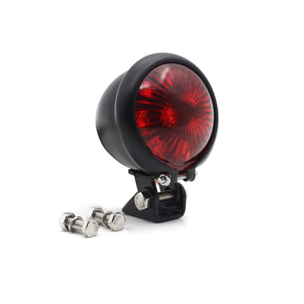 ( And ) Motorcycle Bates Style Led Brake Rear Lamp Tail Stop Tail For Harley Black/Red/Light 9180193665093