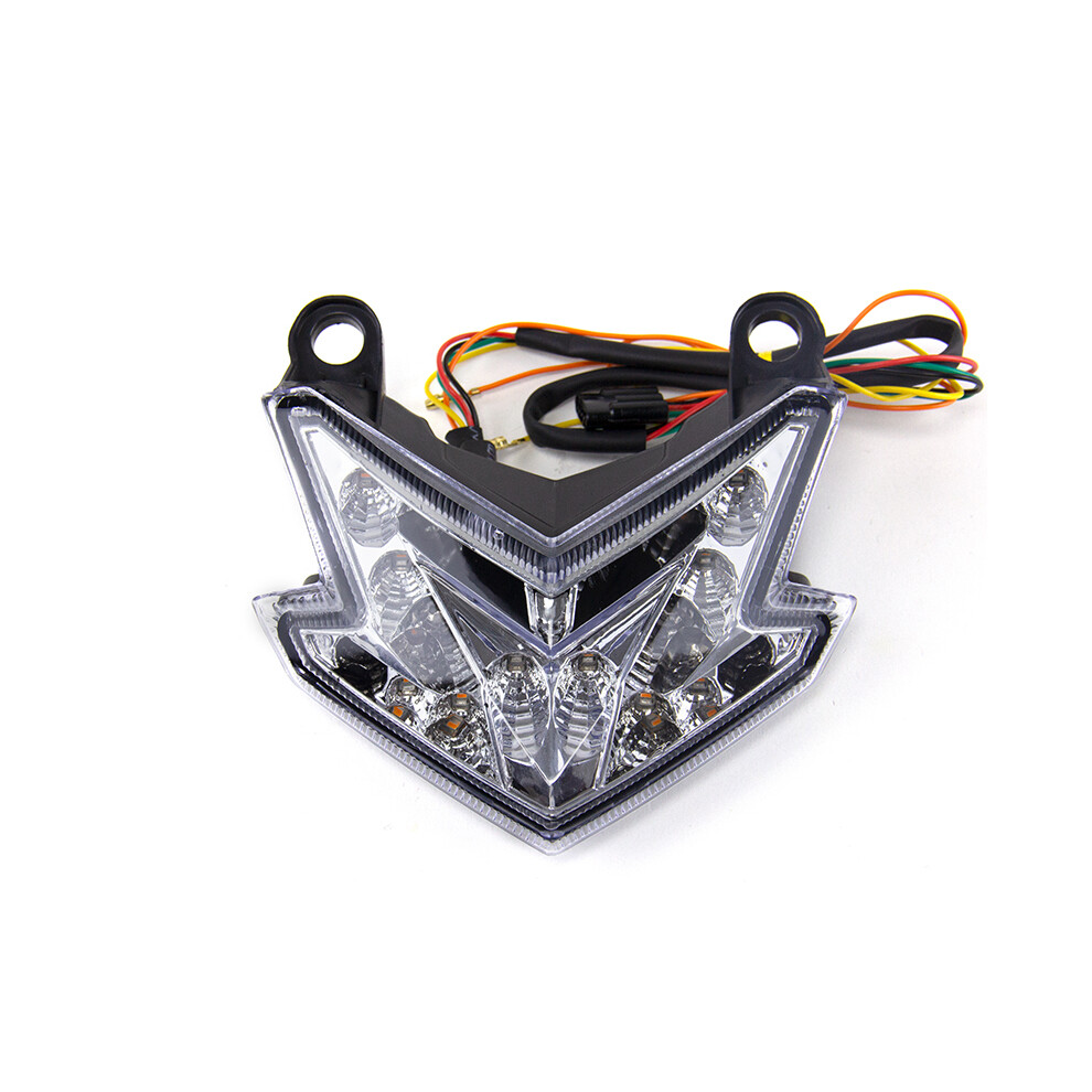 (Clear) Motorcycle Tail Brake Stop Indicator Tail Lamp Led Rear Turn Signal S For Kawasaki Z800 Light 9180193666373