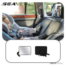 (1pc) Car Rear Seat Baby Mirror Adjustable Wide Angle Seat Safety Rearview Observation Mirror Car Baby/Child