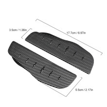 (carbon fibre) Universal Car Rearview Mirror Rain Guard Carbon Fiber 2.5mm PVC Mirror Visor Rain Eyebrow Protector