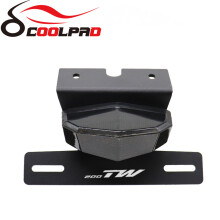 (D) Motorcycle License Plate Holder LED Light For YAMAHA TW200 TW 200 1989-2022 Tail Tidy Motorcycle Fender
