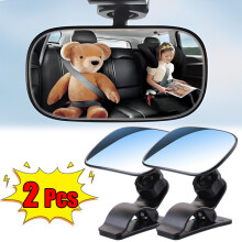 (2Pcs) Car Baby Mirrors Safety View Auto Back Seat Children Baby Car Mirror Facing Rear Infant Care Kids Safety