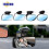 (Style 2 Suction type) 360 Degrees Rotatable Car Mirror Interior Baby Mirrors Dashboard Windshield Sun Visor Plate Auxiliary 1