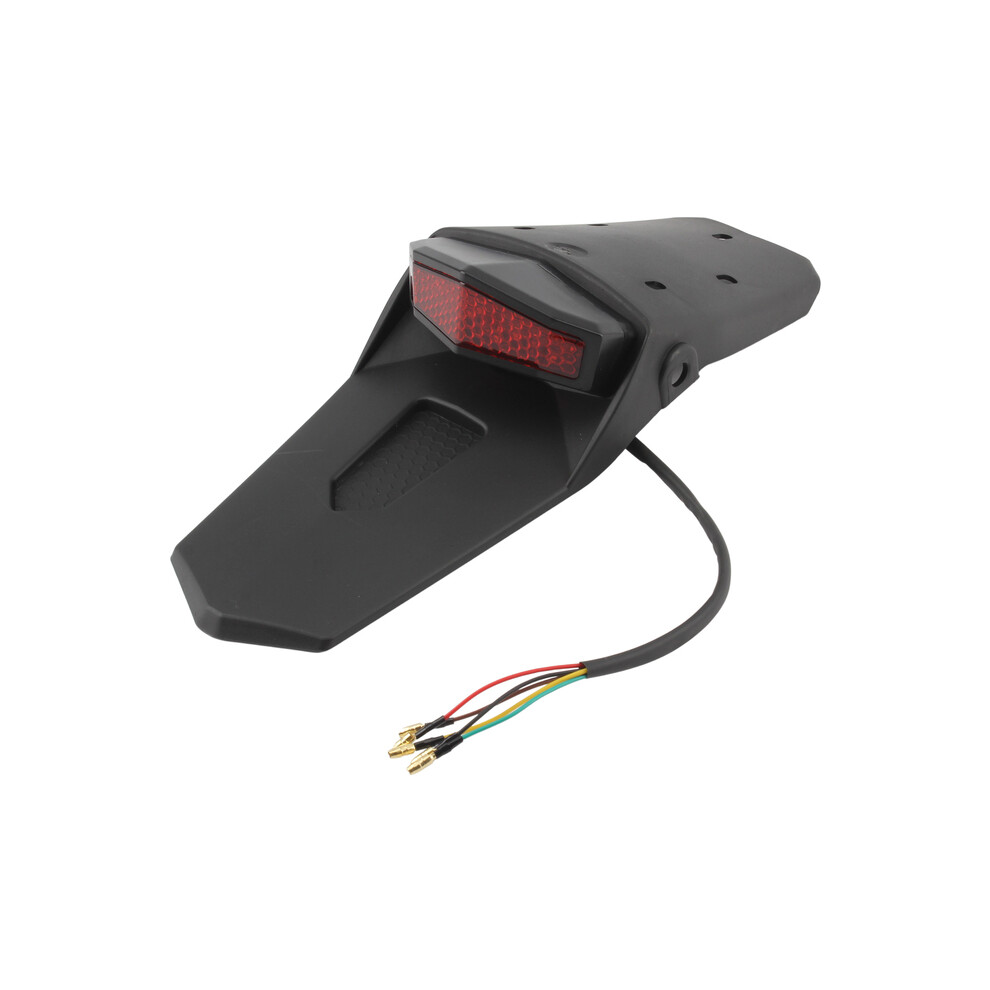 () Motorcycle Mudguard Tail Motorbike Brake For Honda Kawasaki Yamaha Suzuki Dirt Bike Enduro Red/Light 9180193667868