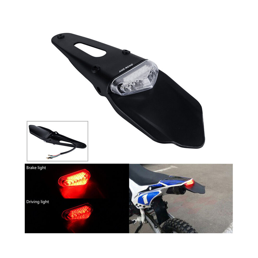 Universal Motorcycle Led Enduro Dirt Bike Fender Rear Brake Stop Tail Lamp Light 9180193666960