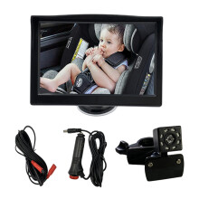 (5 Inch) 5 Inch Infant Rear Display View Camera Monitor Reversing LCD Display with Night Vision Backup Rearview