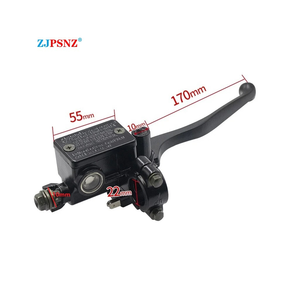 (1Pcs Right) Motorcycle Brake Pump Front Master Cylinder Hydraulic Brake Lever For Dirt Pit Bike Atv Quad Moped Scooter 9180193667707