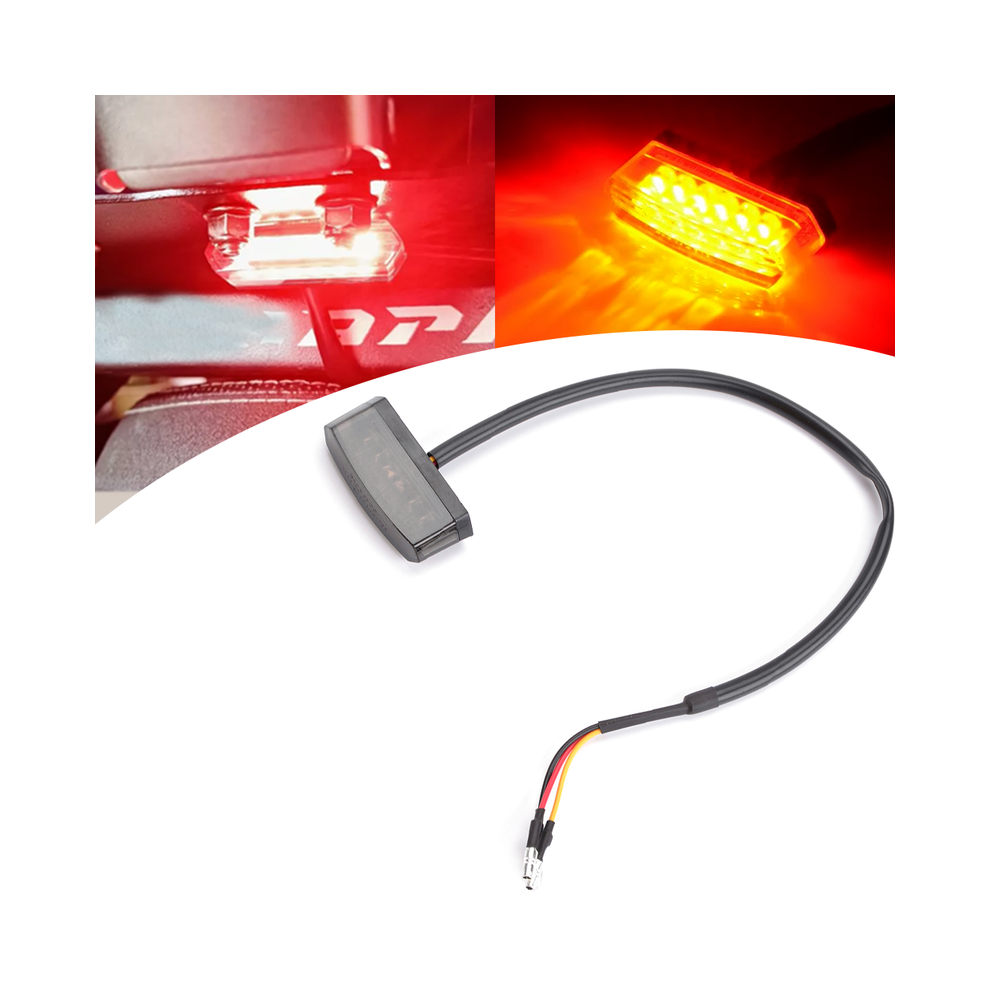 (Model3) Round Brake Vintage Tail Motorbike Led 12V Signals Stop Lamp For Harley Touring Dyna Cafe Light 9180193667400