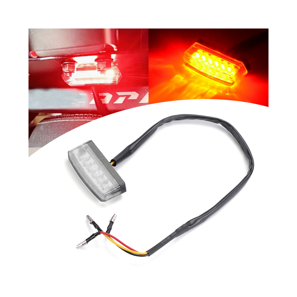 (Model2) Round Brake Vintage Tail Motorbike Led 12V Signals Stop Lamp For Harley Touring Dyna Cafe Light 9180193667394