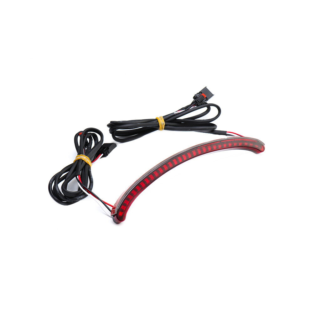 (Light) Motorcycle Led Rear Fender Tail Turn Signal Running Brake Tail For Harley Softail Fat Bob Light 9180193665895
