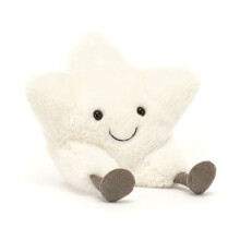 Amuseables Cream Star Plush Toy - Ultra-Soft, Huggable for Cozy Playtime