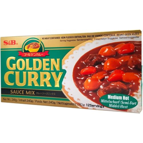 Japanese Golden Curry Medium Hot 220g
