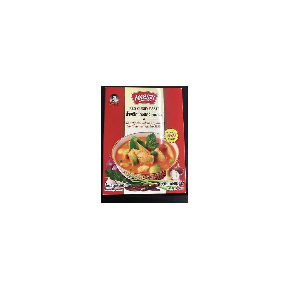 Maesri Curry Paste 100G Red