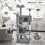Large Cat Tree Activity Centre Multilevel Scratching Post 138cm Climbing Tower 3