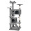 Large Cat Tree Activity Centre Multilevel Scratching Post 138cm Climbing Tower 4
