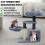 Large Multilevel Cat Tree Scratching Post with Plush Perches, Hideout and Rope Toy - Stable, Easy Assembly 9
