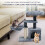 Large Multilevel Cat Tree Scratching Post with Plush Perches, Hideout and Rope Toy - Stable, Easy Assembly 3