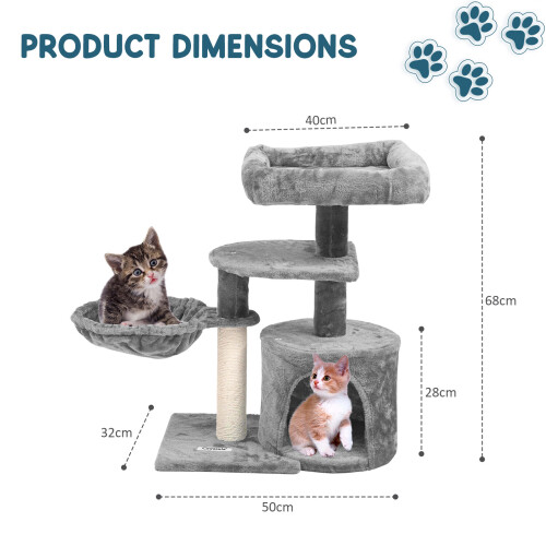 Cat Tree Scratching Post Large Multilevel Climbing Tower Activity Centre 1