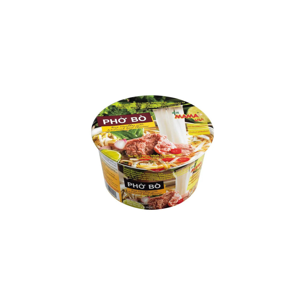 Mama Pho Bo Beef Noodle Bowl 65G