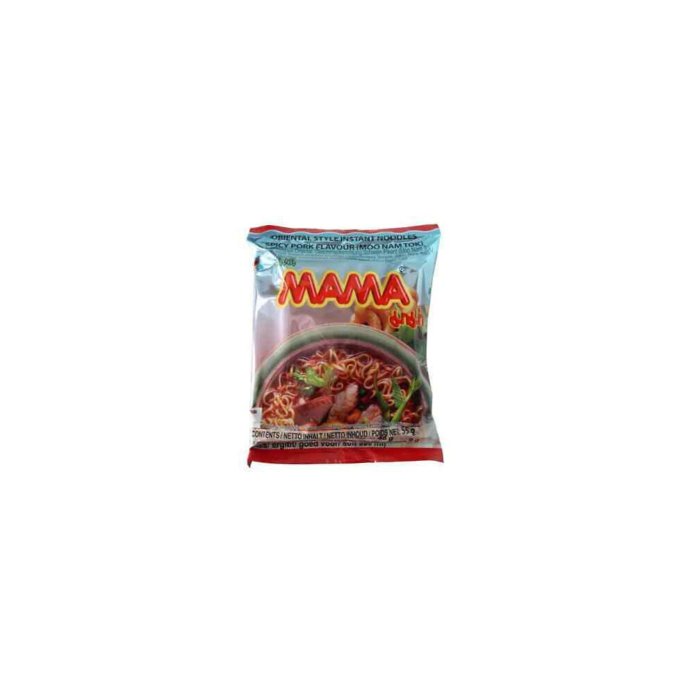 Mama Instant Noodles - Moo Nam Tok 55G