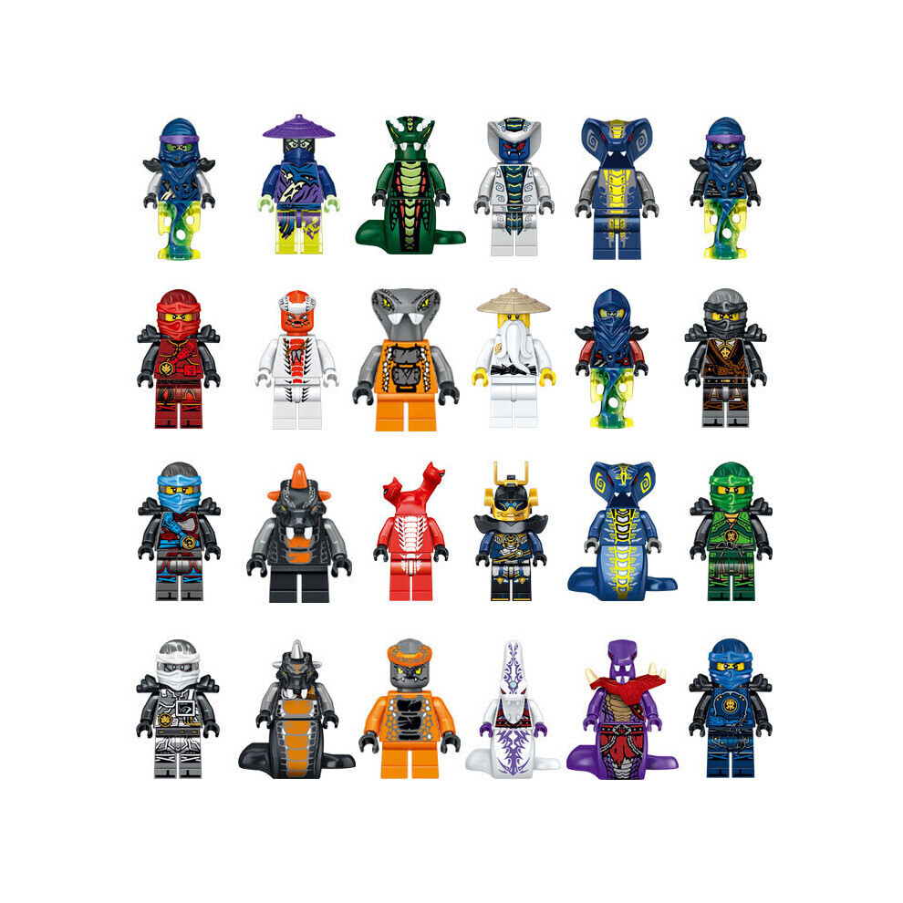 24PCS Ninjago Mini Figure Set Toys-image-OPC-PGMXXHR-NEW