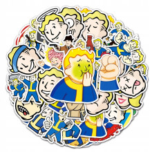 100 Stück Anime-Spielaufkleber, Doomsday Fallout, Sportaufkleber für Kinder