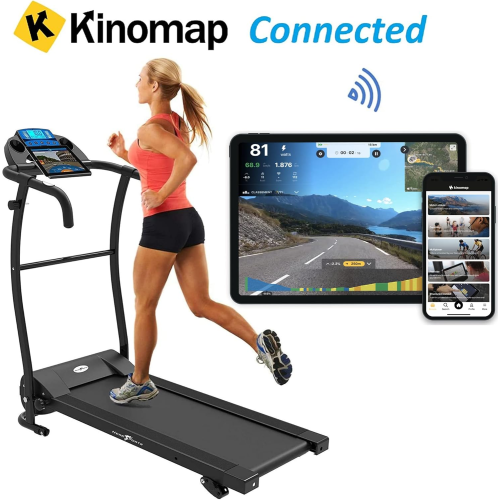 Electric Treadmill Foldable Motorized with KINOMAP ZWIFT 1