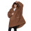 THE COMFY Teddy Bear Quarter-Zip | Oversized Mikrofaser & Sherpa Tragedecke, Einheitsgröße - Camel 5
