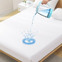 Twin Premium waterdichte matrasbeschermer Zacht ademend matrasbeschermer Geruisloze waterdichte bedovertrek - Rekbaar tot 21"" Voorzien van diepe zakm