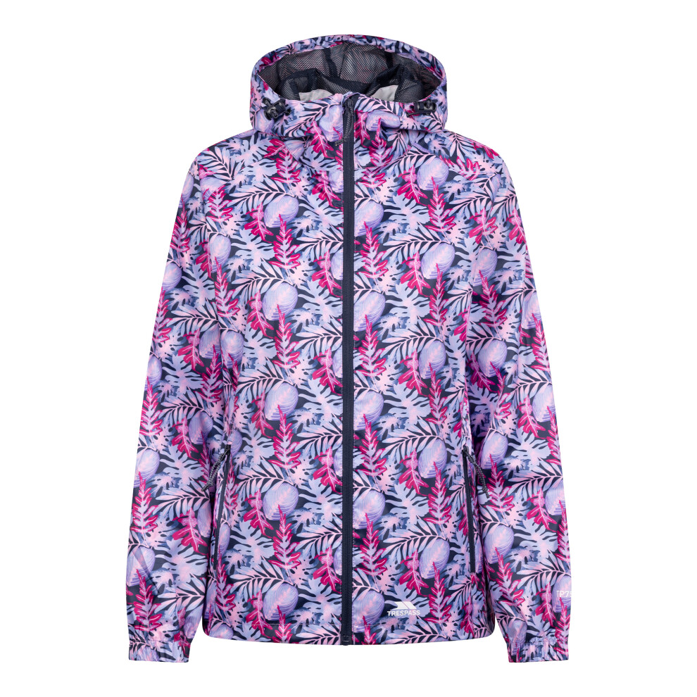 (XL, Pink/Lilac) Trespass Womens/Ladies Indulge Foliage Print Packaway Jacket