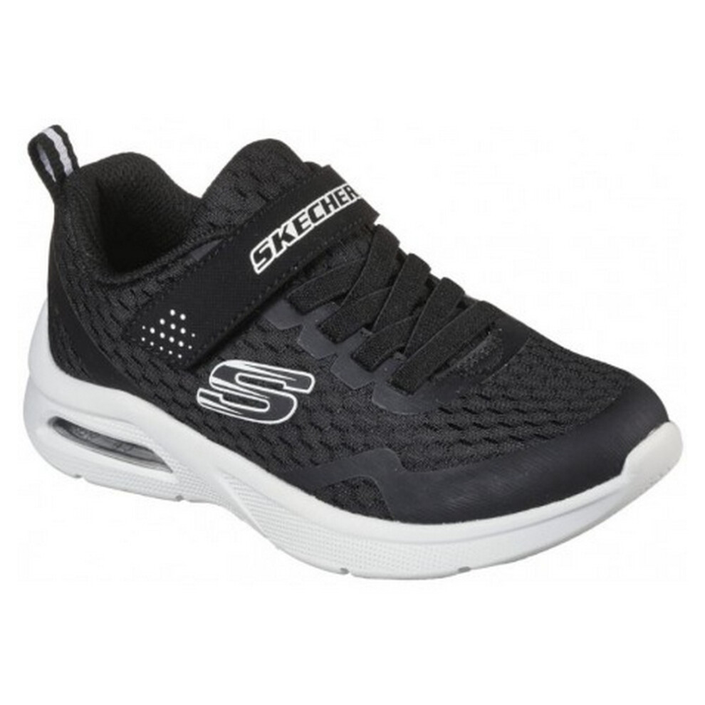 (5 UK Child, Black/Grey) Skechers Childrens/Kids S Lights Trainers