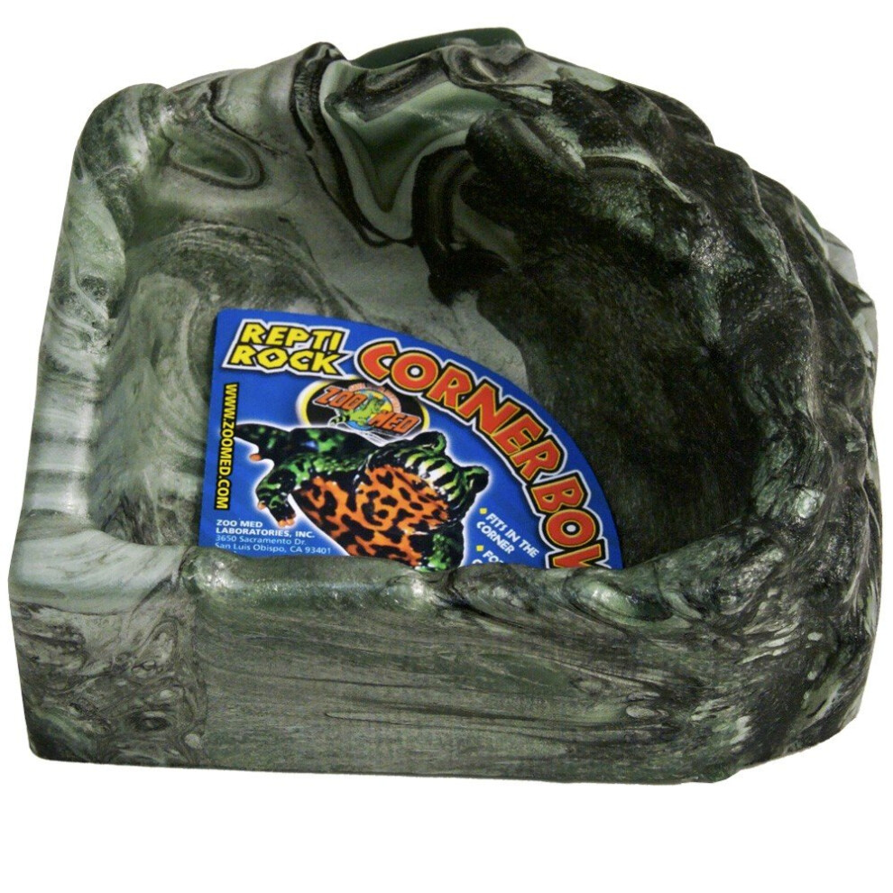 Zoo Med Reptile Rock Corner Water Dish Small
