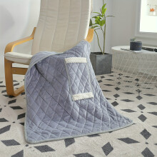 (Light Grey) USB-Powered Electric Blanket - Multifunctional Heating Pad Overheat Protection, Easy to Clean