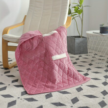 (Peach) USB-Powered Electric Blanket - Multifunctional Heating Pad Overheat Protection, Easy to Clean