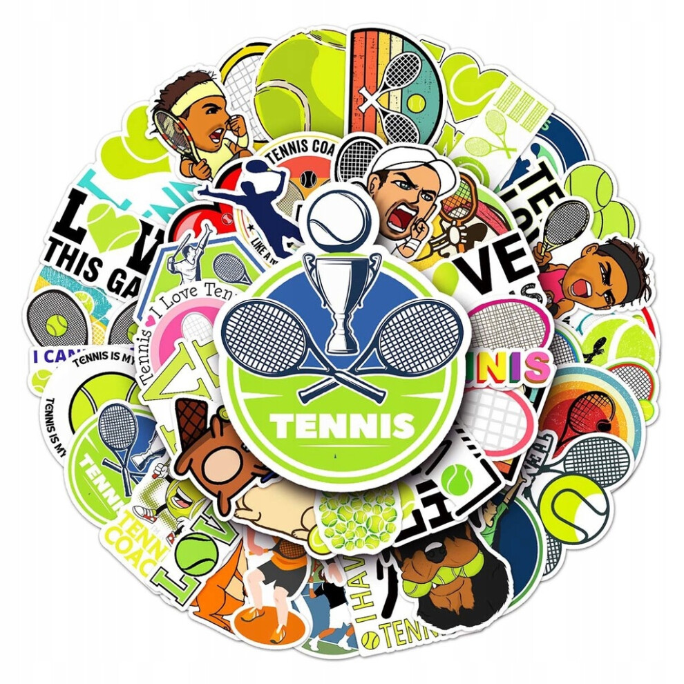 100 StüCk Kinder Tennis Aufkleber Sportaufkleber FüR Kinder-image